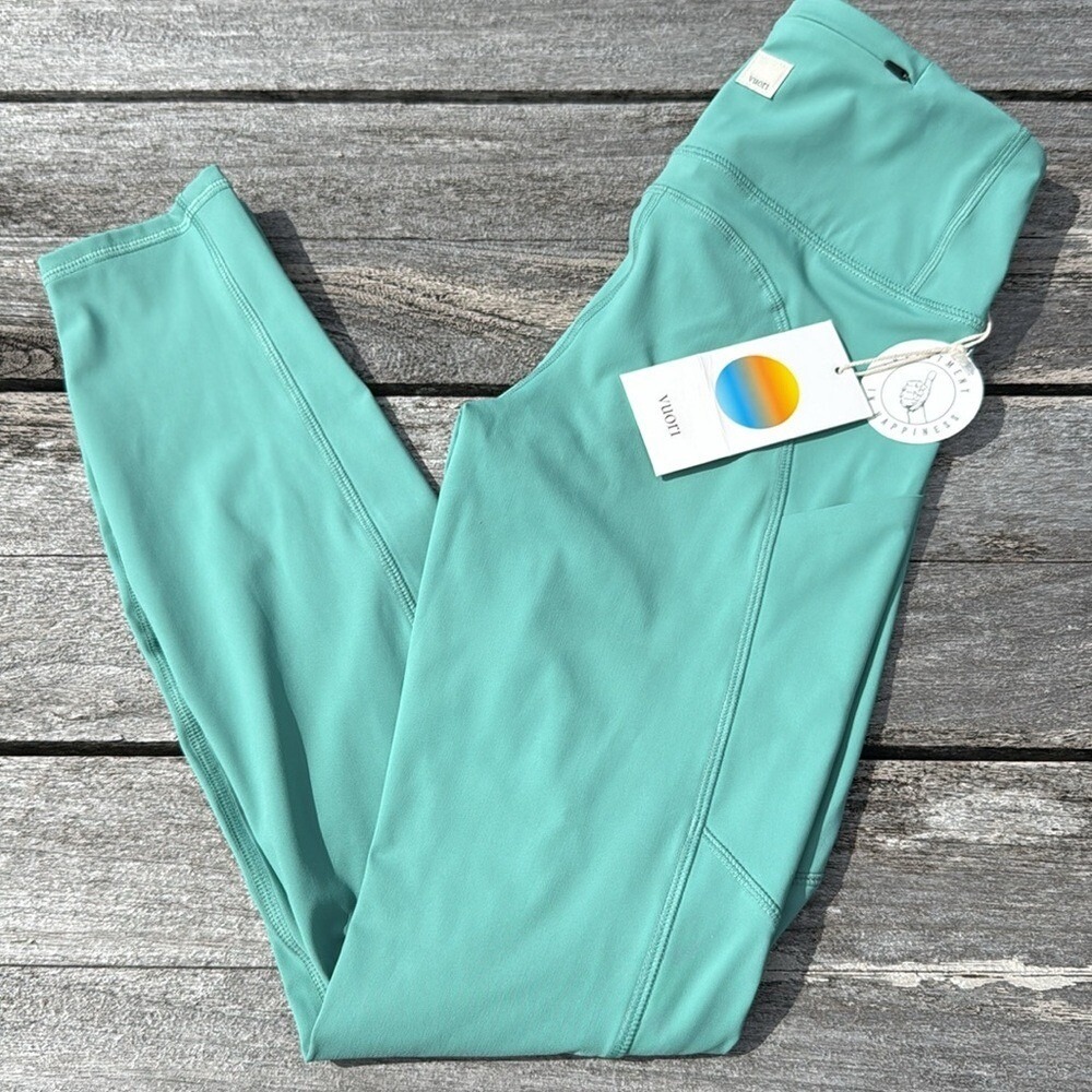 Vuori‎ Stride Leggings Basil Green Size XS NWT 🌿💚